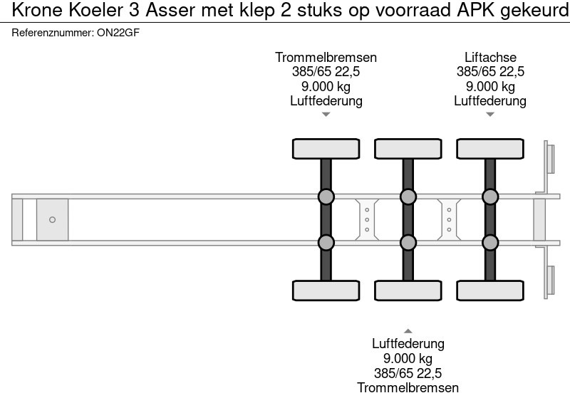 Leasing of Krone Koeler 3 Asser met klep 2 stuks op voorraad APK gekeurd Krone Koeler 3 Asser met klep 2 stuks op voorraad APK gekeurd: picture 19