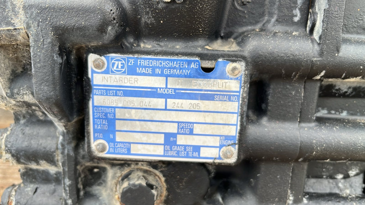 GEARBOX ZF 16S1921TD INTARDER MAN TGA - Gearbox and parts for Truck: picture 5 GEARBOX ZF 16S1921TD INTARDER MAN TGA - Gearbox and parts for Truck: picture 5