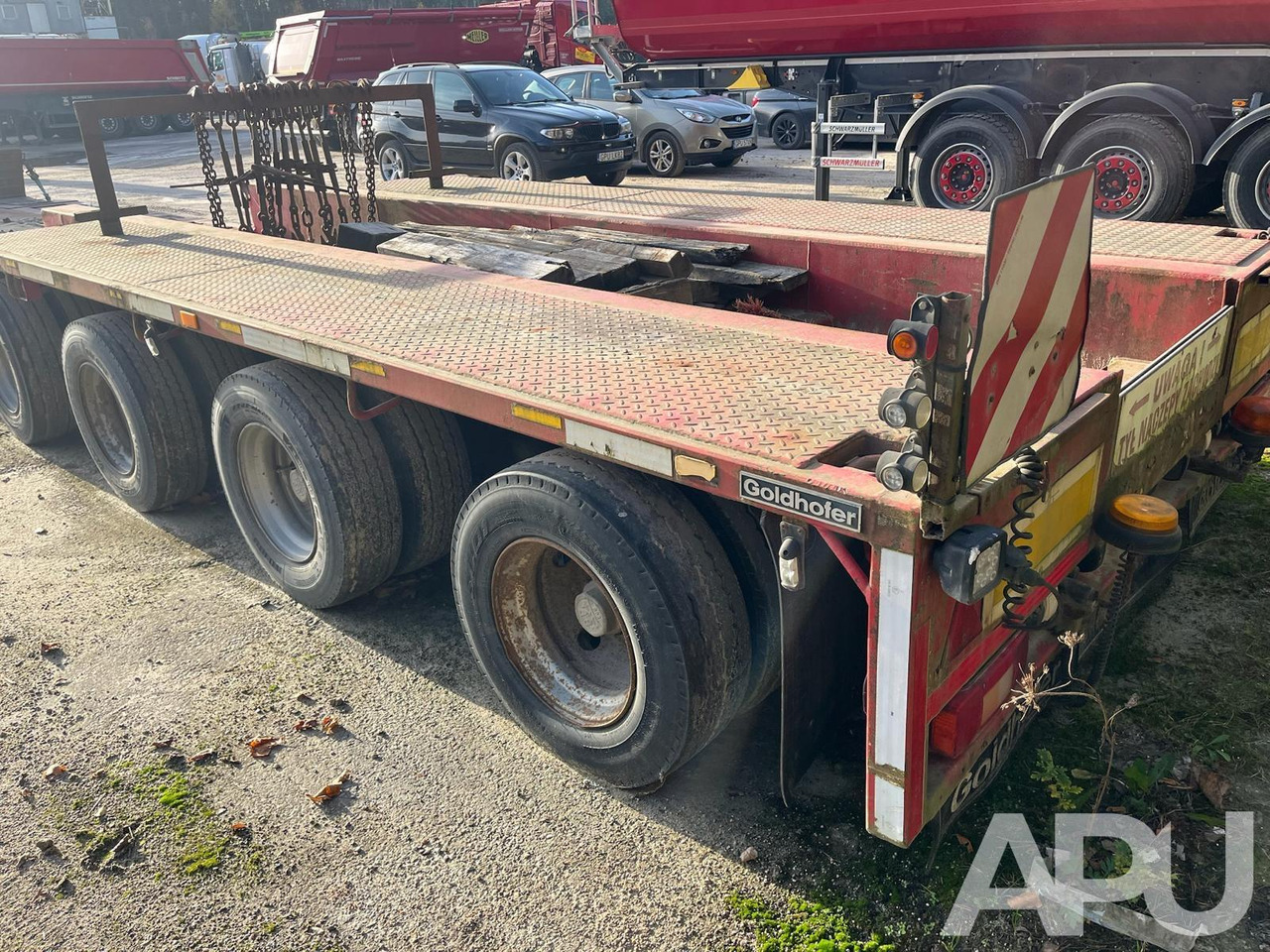 Low loader semi-trailer Goldhofer STZ-VL4-46/80: picture 9 Low loader semi-trailer Goldhofer STZ-VL4-46/80: picture 9