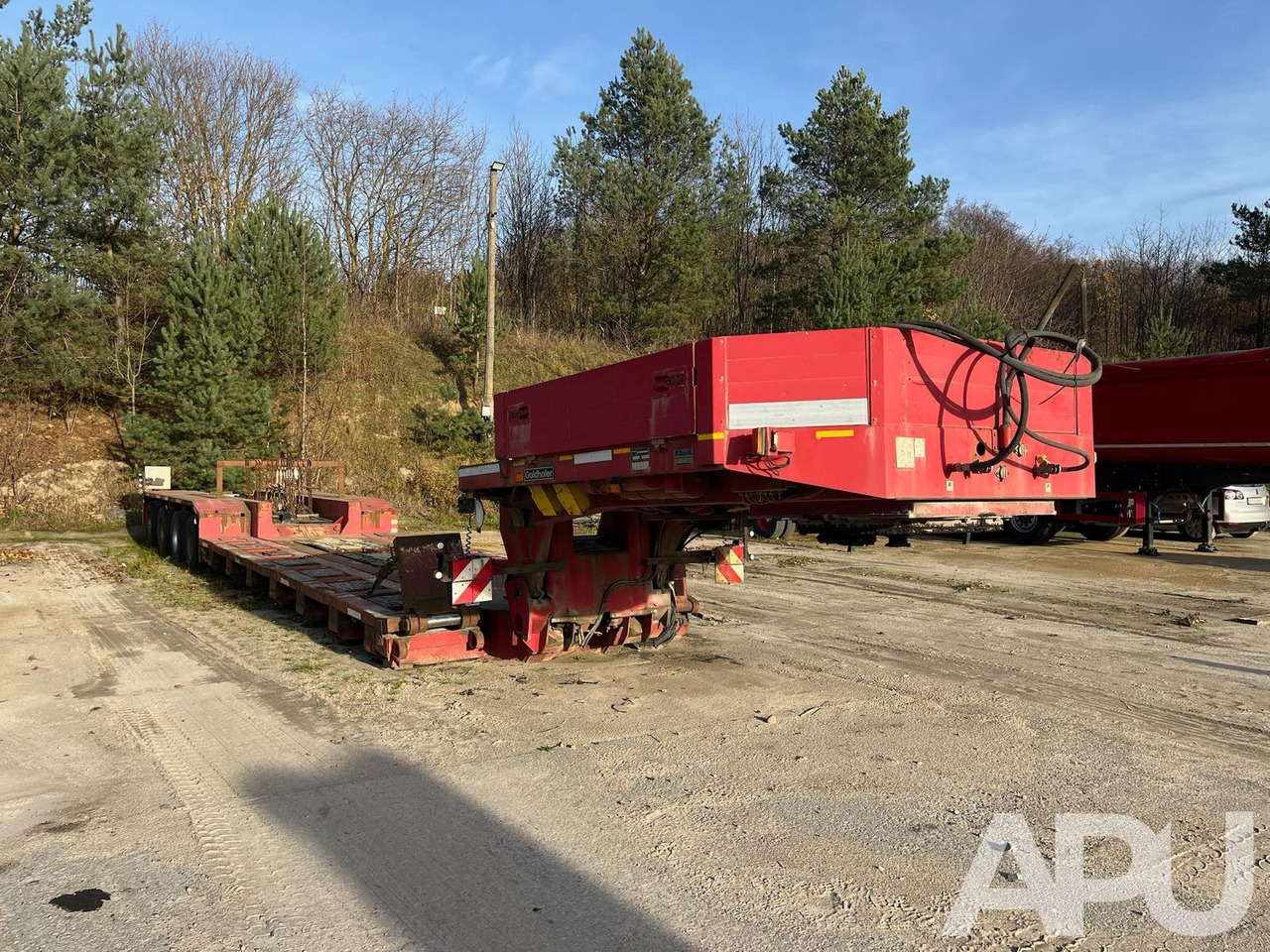 Low loader semi-trailer Goldhofer STZ-VL4-46/80: picture 14 Low loader semi-trailer Goldhofer STZ-VL4-46/80: picture 14
