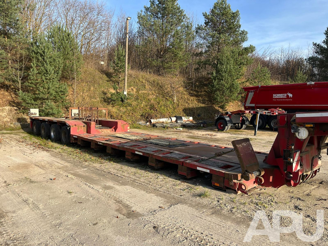 Low loader semi-trailer Goldhofer STZ-VL4-46/80: picture 17 Low loader semi-trailer Goldhofer STZ-VL4-46/80: picture 17