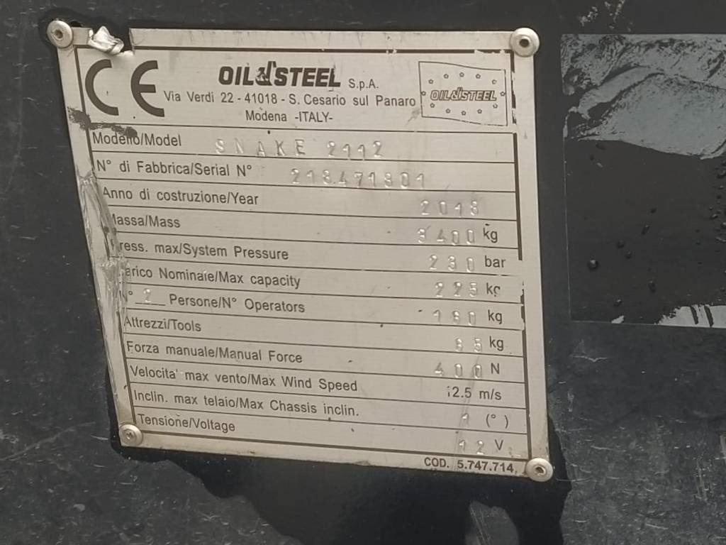 Oil & Steel 2112 - Truck mounted aerial platform: picture 4 Oil & Steel 2112 - Truck mounted aerial platform: picture 4