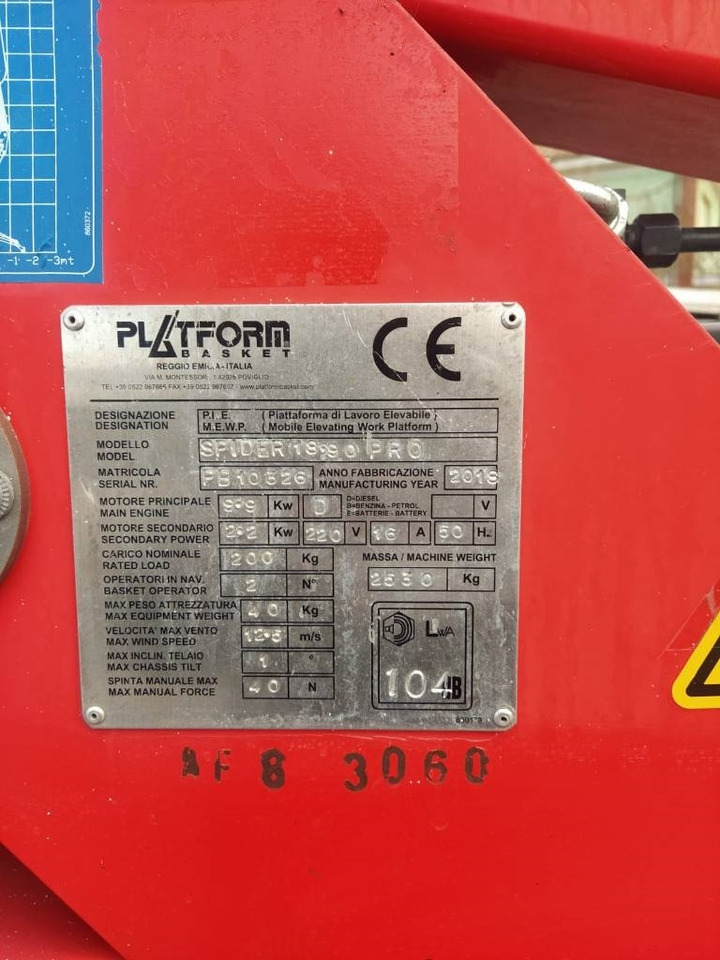 Platform Basket 18.90 pro - Truck mounted aerial platform: picture 4 Platform Basket 18.90 pro - Truck mounted aerial platform: picture 4