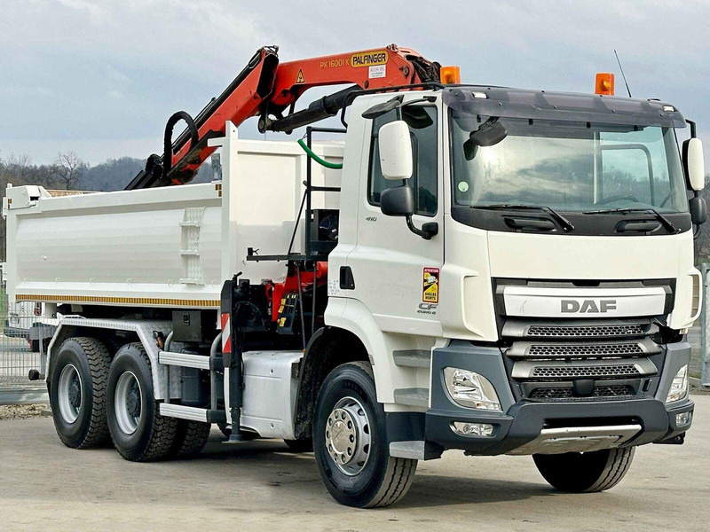 DAF CF 410 * Kipper 4,90 m + PK 16001 - K B * 6x4 - Tipper, Crane truck: picture 4 DAF CF 410 * Kipper 4,90 m + PK 16001 - K B * 6x4 - Tipper, Crane truck: picture 4