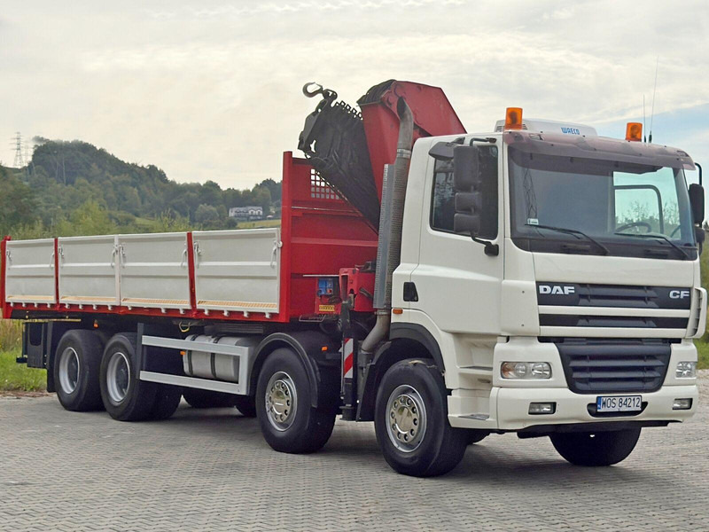 DAF CF 85.380 * HMF 2823 K6 (B3) + FUNK * 8x4 * TOP - Tipper, Crane truck: picture 3 DAF CF 85.380 * HMF 2823 K6 (B3) + FUNK * 8x4 * TOP - Tipper, Crane truck: picture 3