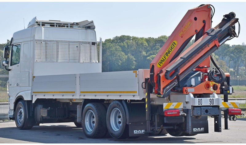 Dropside/ Flatbed truck, Crane truck DAF XF 530 Pritsche 6,30 m + PK 15500 * TOPZUSTAND: picture 7 Dropside/ Flatbed truck, Crane truck DAF XF 530 Pritsche 6,30 m + PK 15500 * TOPZUSTAND: picture 7