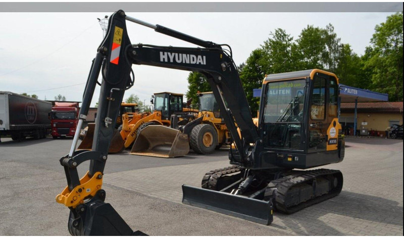 Hyundai HX55 Mini lánctalpas forgókotró - Mini excavator: picture 3 Hyundai HX55 Mini lánctalpas forgókotró - Mini excavator: picture 3