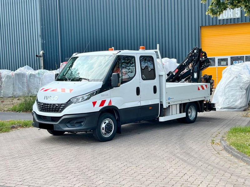 Iveco Daily 50C18 / Euro 6 / HIAB Crane - Dropside/ Flatbed truck, Crane truck: picture 1 Iveco Daily 50C18 / Euro 6 / HIAB Crane - Dropside/ Flatbed truck, Crane truck: picture 1