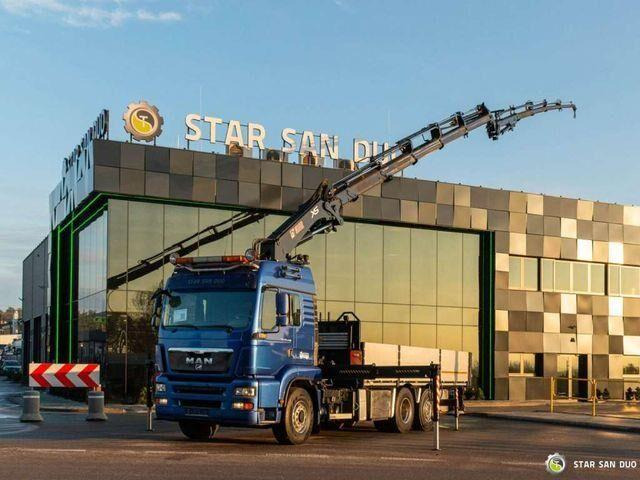 MAN TGA 26.440 6x4 HIAB 322-6 HIPRO Fly Jib - Dropside/ Flatbed truck, Crane truck: picture 1 MAN TGA 26.440 6x4 HIAB 322-6 HIPRO Fly Jib - Dropside/ Flatbed truck, Crane truck: picture 1