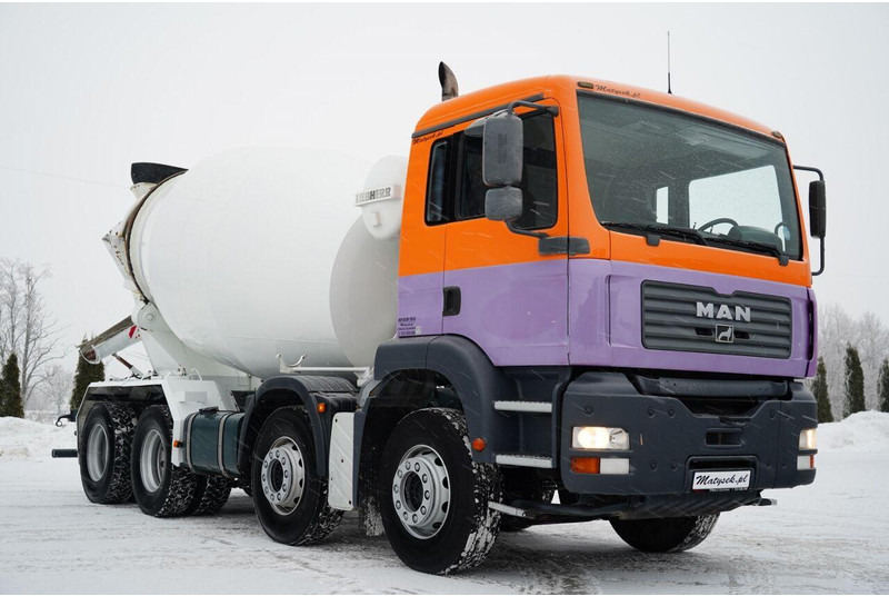 MAN TGA 35. 360 / 8x4 / LIEBHERR 9m3 / BETONOMIESZARKA / GRUSZKA / M - Concrete mixer truck: picture 1 MAN TGA 35. 360 / 8x4 / LIEBHERR 9m3 / BETONOMIESZARKA / GRUSZKA / M - Concrete mixer truck: picture 1