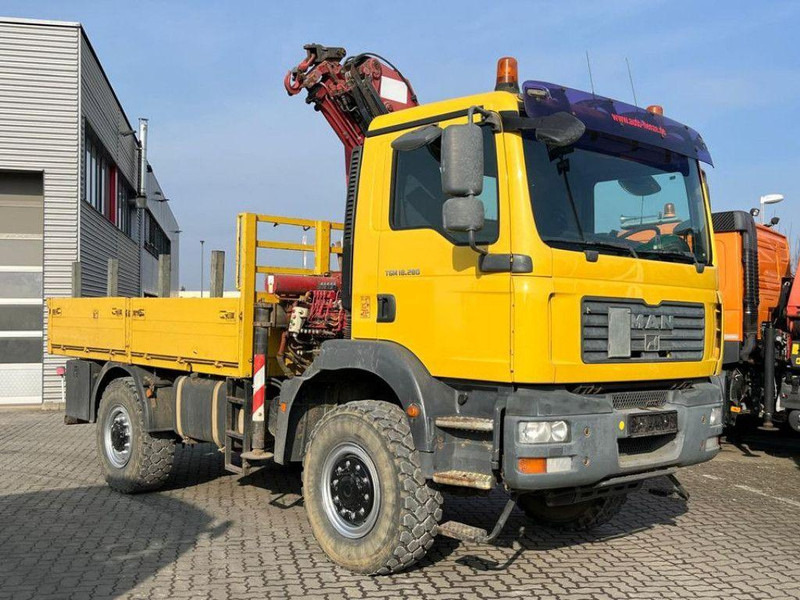 MAN TGM 18.280 4x4 Crane Tirre Euro 131 - Dropside/ Flatbed truck, Crane truck: picture 2 MAN TGM 18.280 4x4 Crane Tirre Euro 131 - Dropside/ Flatbed truck, Crane truck: picture 2