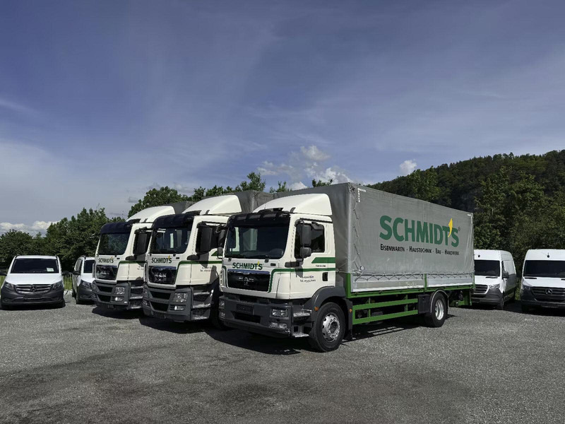 MAN TGM 18.290 P+P + tail lift - Curtainsider truck: picture 2 MAN TGM 18.290 P+P + tail lift - Curtainsider truck: picture 2