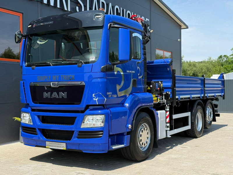 MAN TGM TGS TGX 26.360 // E5 // 6x2 6x4 // WYWROTKA 3-S // HMF 1420 - Tipper, Crane truck: picture 4 MAN TGM TGS TGX 26.360 // E5 // 6x2 6x4 // WYWROTKA 3-S // HMF 1420 - Tipper, Crane truck: picture 4