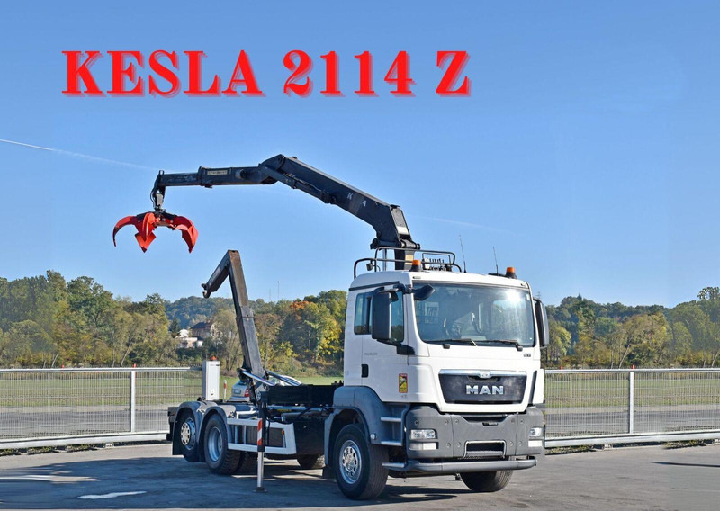 MAN TGS 26.360 - Hook lift truck, Crane truck: picture 1 MAN TGS 26.360 - Hook lift truck, Crane truck: picture 1