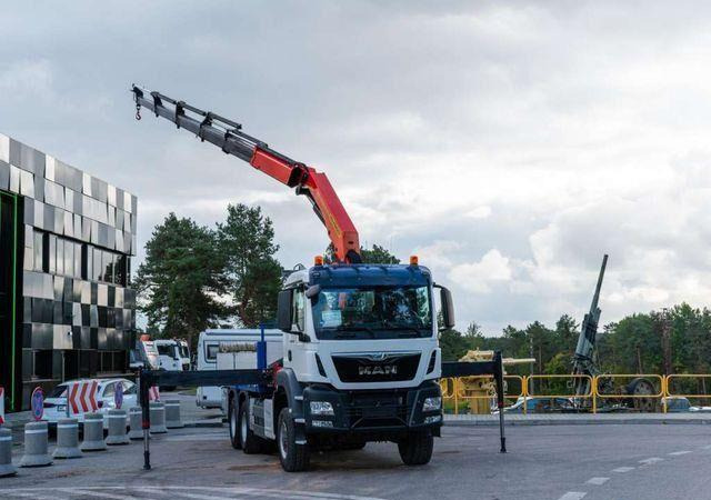 MAN TGS 26.400 6x6 PALFINGER PK 33002 EH Crane Kran - Dropside/ Flatbed truck, Crane truck: picture 3 MAN TGS 26.400 6x6 PALFINGER PK 33002 EH Crane Kran - Dropside/ Flatbed truck, Crane truck: picture 3