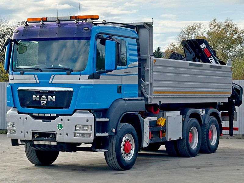 MAN TGS 26.480 * KIPPER * HIAB 220 - C5 + FUNK / 6x6 - Tipper, Crane truck: picture 4 MAN TGS 26.480 * KIPPER * HIAB 220 - C5 + FUNK / 6x6 - Tipper, Crane truck: picture 4