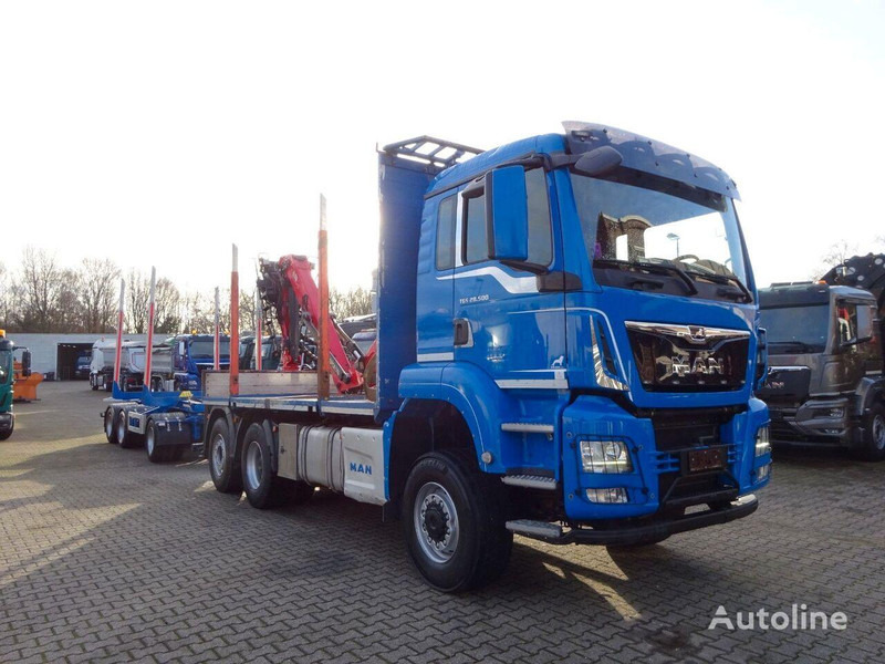 MAN TGS 28.500 6x4 Log truck + Crane Epsilon + Trailer - Logging truck, Crane truck: picture 2 MAN TGS 28.500 6x4 Log truck + Crane Epsilon + Trailer - Logging truck, Crane truck: picture 2