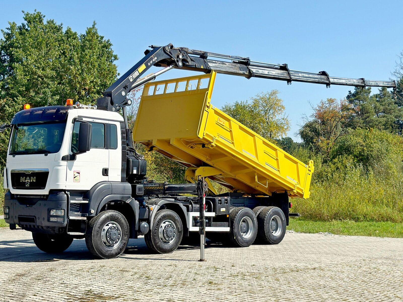 MAN TGS 32.510 * HIAB 288 EP - 5HIDUO/ FUNK * 8x8 - Tipper, Crane truck: picture 2 MAN TGS 32.510 * HIAB 288 EP - 5HIDUO/ FUNK * 8x8 - Tipper, Crane truck: picture 2