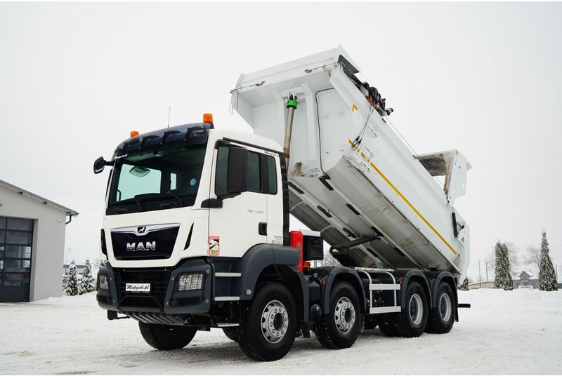 MAN TGS 35.420 / 8X4 / WYWROTKA TYLNOZSYPOWA / HYDROKLAPA / PLANDEKA - Tipper: picture 1 MAN TGS 35.420 / 8X4 / WYWROTKA TYLNOZSYPOWA / HYDROKLAPA / PLANDEKA - Tipper: picture 1