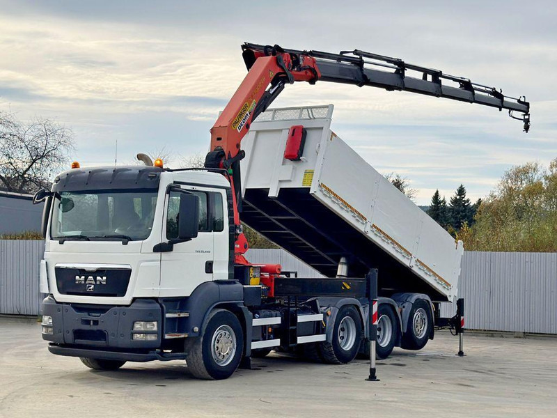 MAN TGS 35.440 * PALFINGER PK 33002 EH +FUNK / 8x4 - Tipper, Crane truck: picture 2 MAN TGS 35.440 * PALFINGER PK 33002 EH +FUNK / 8x4 - Tipper, Crane truck: picture 2