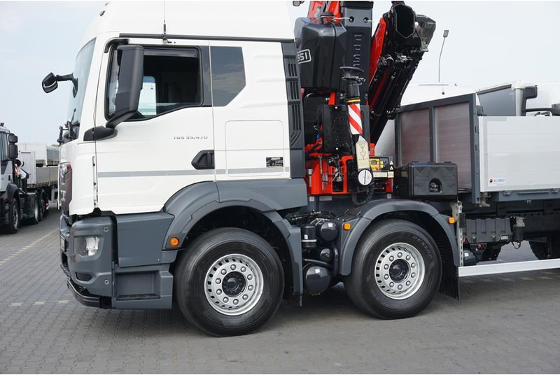Dropside/ Flatbed truck, Crane truck MAN TGS / 35.470 / E 6 / SKRZYNIOWY + HDS / FASSI F 545 / ŁAD. 13 10: picture 19