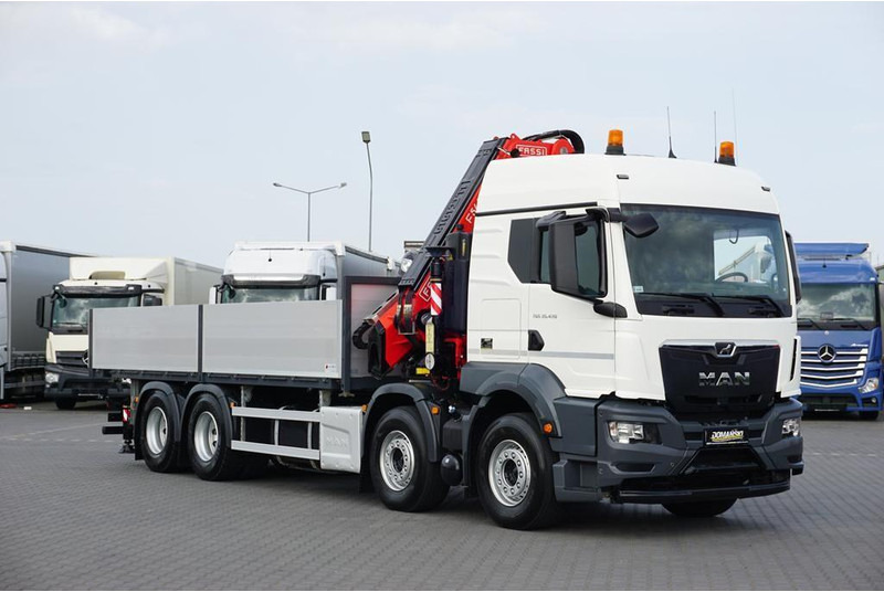 MAN TGS / 35.470 / E 6 / SKRZYNIOWY + HDS / FASSI F 545 / ŁAD. 13 10 - Dropside/ Flatbed truck, Crane truck: picture 2 MAN TGS / 35.470 / E 6 / SKRZYNIOWY + HDS / FASSI F 545 / ŁAD. 13 10 - Dropside/ Flatbed truck, Crane truck: picture 2