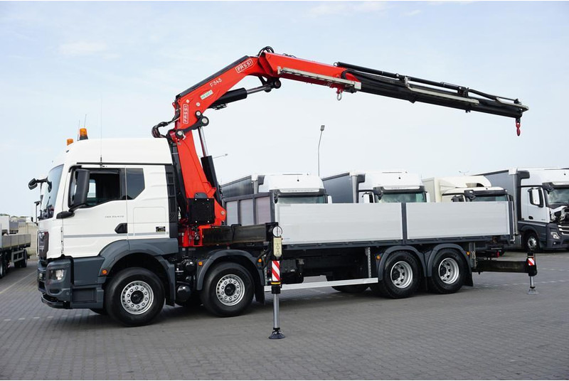 MAN TGS / 35.470 / E 6 / SKRZYNIOWY + HDS / FASSI F 545 / ŁAD. 13 10 - Dropside/ Flatbed truck, Crane truck: picture 4 MAN TGS / 35.470 / E 6 / SKRZYNIOWY + HDS / FASSI F 545 / ŁAD. 13 10 - Dropside/ Flatbed truck, Crane truck: picture 4