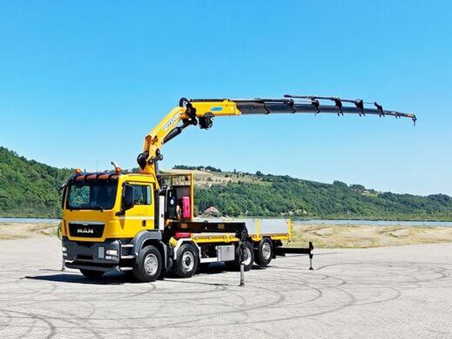 MAN TGS 35.480 * EFFER 395/6S + FUNK / 8x4 - Dropside/ Flatbed truck, Crane truck: picture 2 MAN TGS 35.480 * EFFER 395/6S + FUNK / 8x4 - Dropside/ Flatbed truck, Crane truck: picture 2