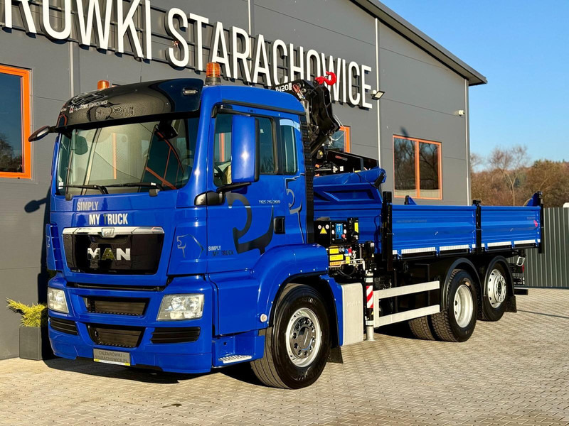 MAN TGS TGX TGL 26.360 Wywrotka 3S + HDS HMF // 4 x wusyw 12,6 m - Tipper, Crane truck: picture 1 MAN TGS TGX TGL 26.360 Wywrotka 3S + HDS HMF // 4 x wusyw 12,6 m - Tipper, Crane truck: picture 1