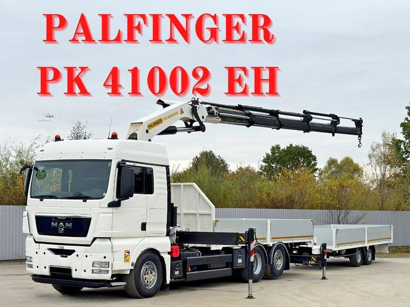 MAN TGX 26.440 * PK 41002-EH + FUNK + Anhänger*TOP - Dropside/ Flatbed truck, Crane truck: picture 1 MAN TGX 26.440 * PK 41002-EH + FUNK + Anhänger*TOP - Dropside/ Flatbed truck, Crane truck: picture 1