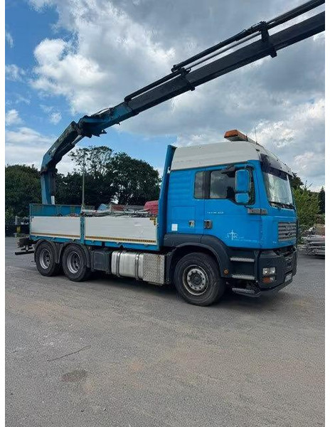 MAN TGX 26.460, 6x4, Palfinger PK 23002 5 hydraulic extensions - Dropside/ Flatbed truck, Crane truck: picture 4 MAN TGX 26.460, 6x4, Palfinger PK 23002 5 hydraulic extensions - Dropside/ Flatbed truck, Crane truck: picture 4