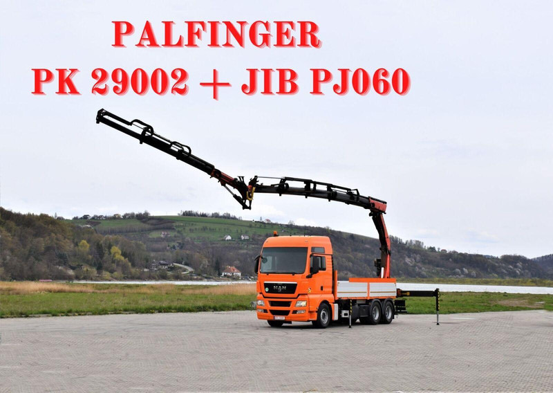 MAN TGX 28.540 JIB PJ060/FUNK - Dropside/ Flatbed truck, Crane truck: picture 1 MAN TGX 28.540 JIB PJ060/FUNK - Dropside/ Flatbed truck, Crane truck: picture 1