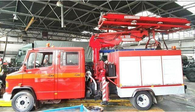 Mercedes-Benz 814 DHL ATLAS RAIL ROAD RAILWAY ZWEIWEG - Fire truck: picture 1 Mercedes-Benz 814 DHL ATLAS RAIL ROAD RAILWAY ZWEIWEG - Fire truck: picture 1