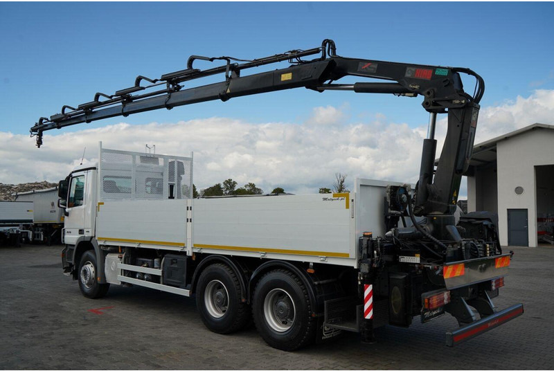 Mercedes-Benz ACTROS 2636 / 6x4 / SKRZYNIOWY 6,5 M + HDS HIAB / MOCNA PODŁOGA - Dropside/ Flatbed truck, Crane truck: picture 4 Mercedes-Benz ACTROS 2636 / 6x4 / SKRZYNIOWY 6,5 M + HDS HIAB / MOCNA PODŁOGA - Dropside/ Flatbed truck, Crane truck: picture 4