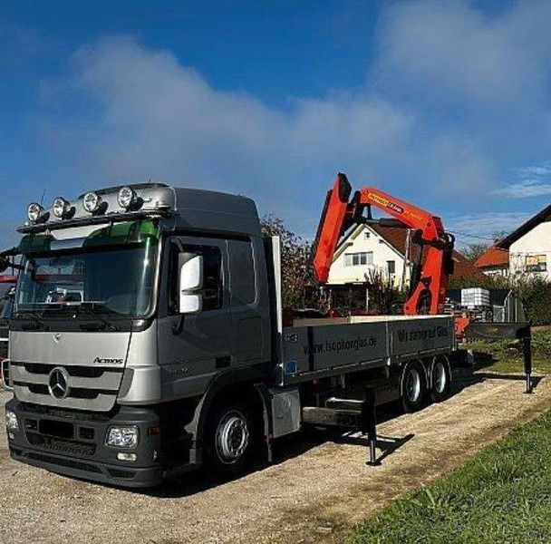 Mercedes-Benz ACTROS 2641 6x2 Crane PALFINGER PK 36002 - Dropside/ Flatbed truck, Crane truck: picture 1 Mercedes-Benz ACTROS 2641 6x2 Crane PALFINGER PK 36002 - Dropside/ Flatbed truck, Crane truck: picture 1