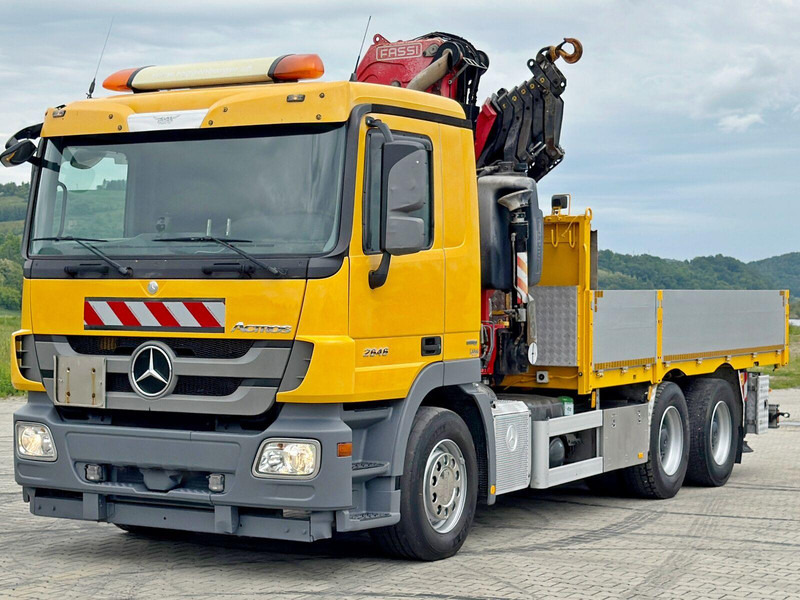 Mercedes-Benz ACTROS 2646 * FASSI F365AXP.26 + FUNK * 6x4 - Dropside/ Flatbed truck, Crane truck: picture 4 Mercedes-Benz ACTROS 2646 * FASSI F365AXP.26 + FUNK * 6x4 - Dropside/ Flatbed truck, Crane truck: picture 4