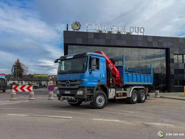 Tipper, Crane truck Mercedes-Benz ACTROS 3341 6x6 HMF 4220 K4 CRANE KIPPER: picture 12 Tipper, Crane truck Mercedes-Benz ACTROS 3341 6x6 HMF 4220 K4 CRANE KIPPER: picture 12