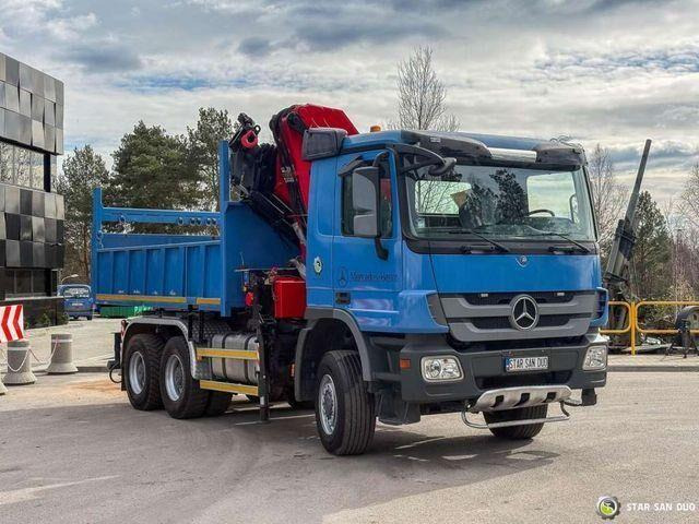 Tipper, Crane truck Mercedes-Benz ACTROS 3341 6x6 HMF 4220 K4 CRANE KIPPER: picture 9 Tipper, Crane truck Mercedes-Benz ACTROS 3341 6x6 HMF 4220 K4 CRANE KIPPER: picture 9