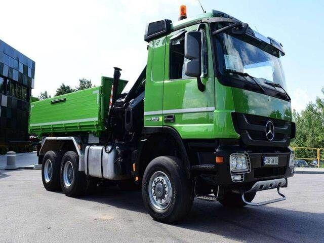 Mercedes-Benz ACTROS 3346 6x6 HIAB 244EP-4 Crane Kipper - Tipper, Crane truck: picture 4 Mercedes-Benz ACTROS 3346 6x6 HIAB 244EP-4 Crane Kipper - Tipper, Crane truck: picture 4