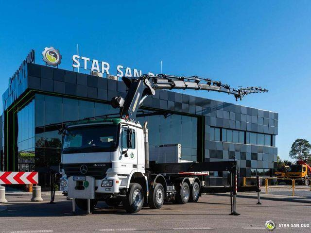 Mercedes-Benz ACTROS 4144 8x4 PALFINGER PK 85002 - Dropside/ Flatbed truck, Crane truck: picture 3 Mercedes-Benz ACTROS 4144 8x4 PALFINGER PK 85002 - Dropside/ Flatbed truck, Crane truck: picture 3