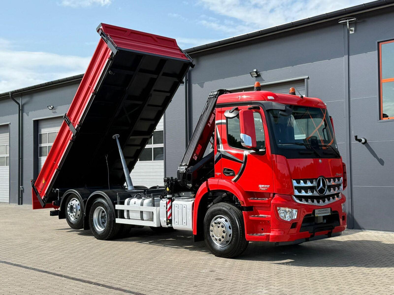 Mercedes-Benz AROCS 2532 // E6 // wywrotka 3-Stronna + HIAB HIDUO 158 B-2 // 6 - Tipper, Crane truck: picture 1 Mercedes-Benz AROCS 2532 // E6 // wywrotka 3-Stronna + HIAB HIDUO 158 B-2 // 6 - Tipper, Crane truck: picture 1