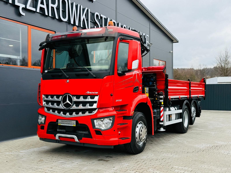 Mercedes-Benz AROCS 2532 // E6 // wywrotka 3-Stronna + PALFINGER PK 14001-EH / - Tipper, Crane truck: picture 2 Mercedes-Benz AROCS 2532 // E6 // wywrotka 3-Stronna + PALFINGER PK 14001-EH / - Tipper, Crane truck: picture 2