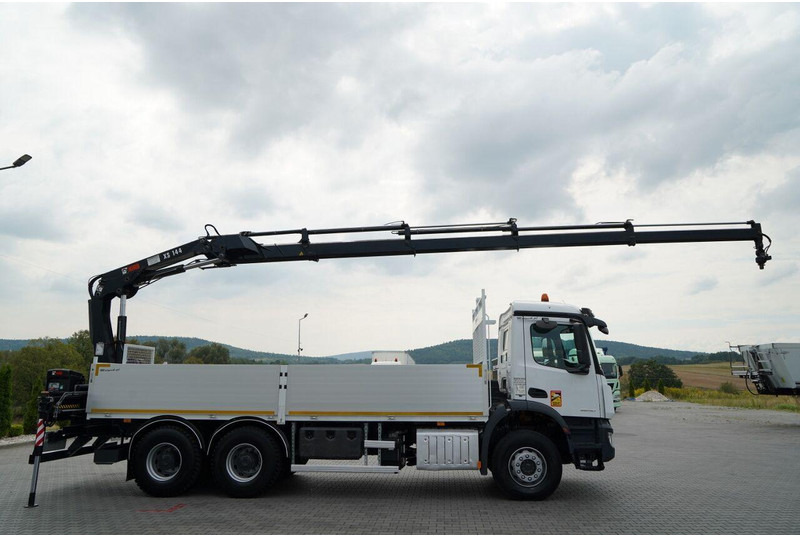 Dropside/ Flatbed truck, Crane truck Mercedes-Benz / AROCS 2640 / 6x4 / SKRZYNIOWY - 6,5 M / HDS HIAB XS 144 / wysó: picture 6
