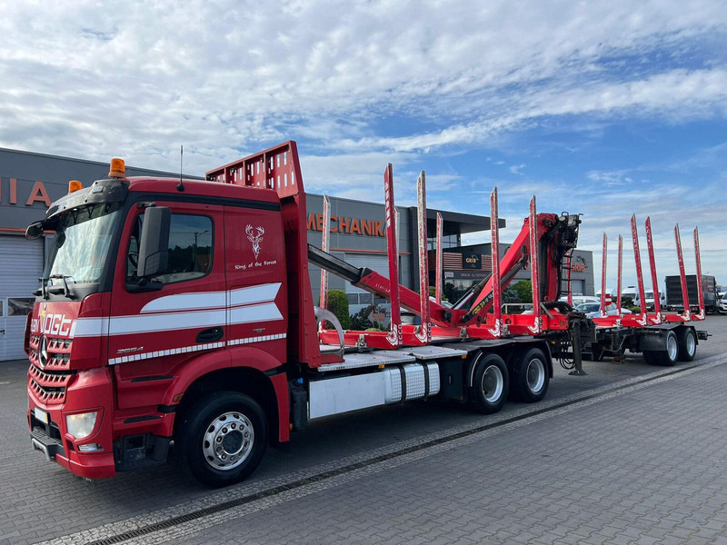 Mercedes-Benz AROCS 2645 EURO 6 6x4 TIMBER CARRIER HOLZTRANSPORT PALFINGER EPS - Logging truck, Crane truck: picture 2 Mercedes-Benz AROCS 2645 EURO 6 6x4 TIMBER CARRIER HOLZTRANSPORT PALFINGER EPS - Logging truck, Crane truck: picture 2