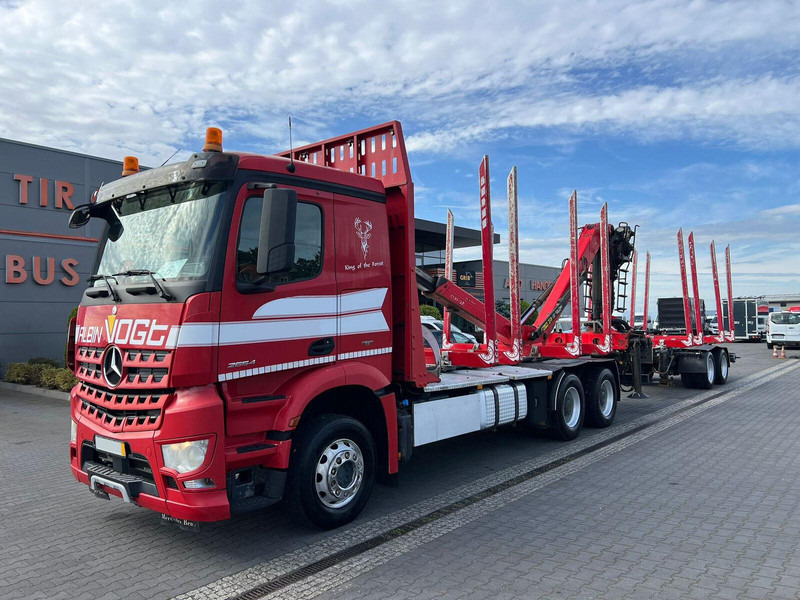 Mercedes-Benz AROCS 2645 EURO 6 6x4 TIMBER CARRIER HOLZTRANSPORT PALFINGER EPS - Logging truck, Crane truck: picture 1 Mercedes-Benz AROCS 2645 EURO 6 6x4 TIMBER CARRIER HOLZTRANSPORT PALFINGER EPS - Logging truck, Crane truck: picture 1