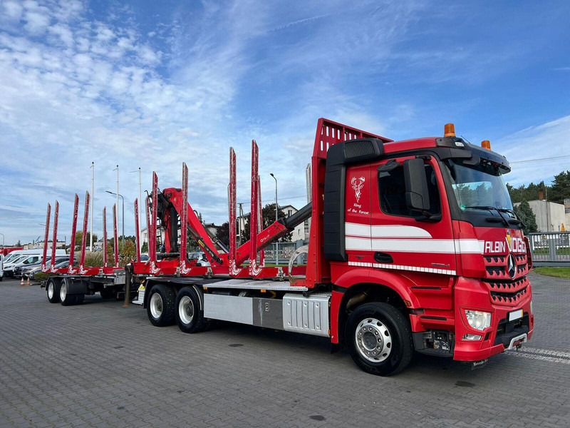 Mercedes-Benz AROCS 2645 EURO 6 6x4 TIMBER CARRIER HOLZTRANSPORT PALFINGER EPS - Logging truck, Crane truck: picture 5 Mercedes-Benz AROCS 2645 EURO 6 6x4 TIMBER CARRIER HOLZTRANSPORT PALFINGER EPS - Logging truck, Crane truck: picture 5