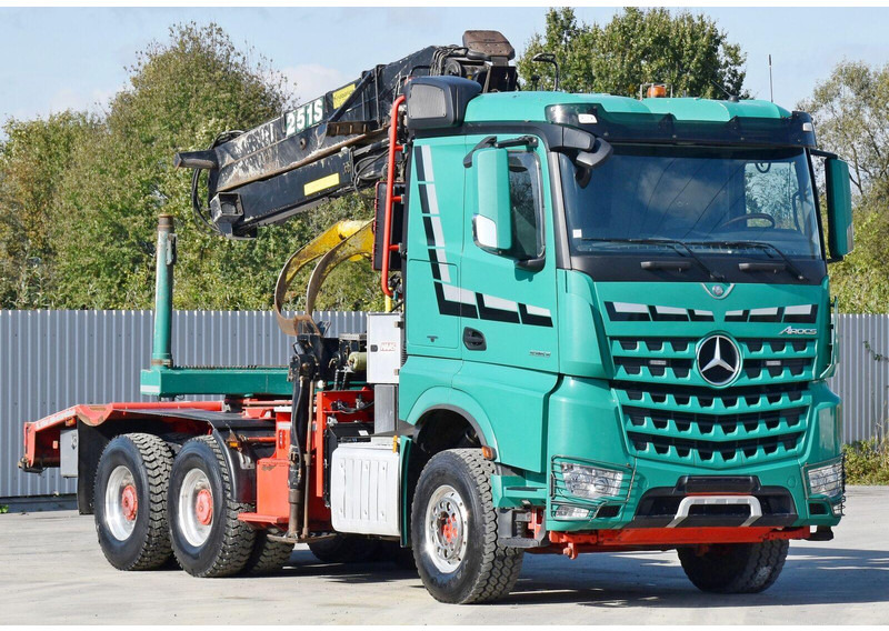 Mercedes-Benz AROCS 3363 *HOLZTRANSPORTER * LOGLIFT 251S /6x4 - Logging truck, Crane truck: picture 4 Mercedes-Benz AROCS 3363 *HOLZTRANSPORTER * LOGLIFT 251S /6x4 - Logging truck, Crane truck: picture 4