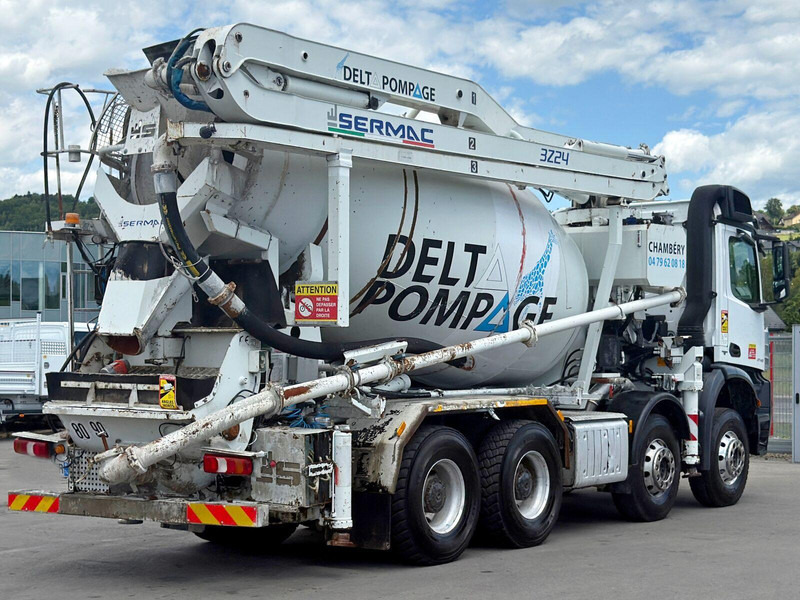 Concrete mixer truck Mercedes-Benz AROCS 3743 * Betonpumpe + FUNK * 8x4 * TOP: picture 7