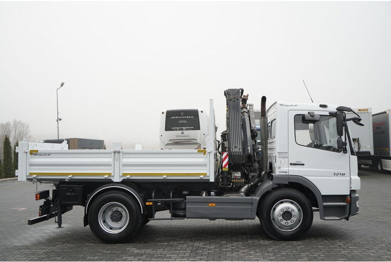 Tipper, Crane truck Mercedes-Benz ATEGO 1218 / 4x2 / WYWROTKA + HDS HIAB 0088 BS-3 / PILOT /MANU: picture 13 Tipper, Crane truck Mercedes-Benz ATEGO 1218 / 4x2 / WYWROTKA + HDS HIAB 0088 BS-3 / PILOT /MANU: picture 13