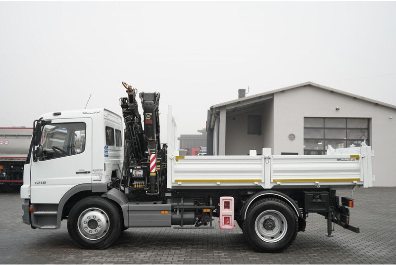 Tipper, Crane truck Mercedes-Benz ATEGO 1218 / 4x2 / WYWROTKA + HDS HIAB 0088 BS-3 / PILOT /MANU: picture 10 Tipper, Crane truck Mercedes-Benz ATEGO 1218 / 4x2 / WYWROTKA + HDS HIAB 0088 BS-3 / PILOT /MANU: picture 10